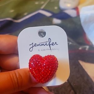 Red heart ring